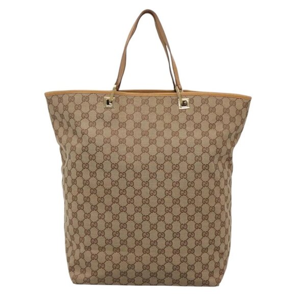 GUCCI GG Canvas Tote Bag Beige Gold 002 1097 2404 Auth ep10320 - Picture 12 of 16